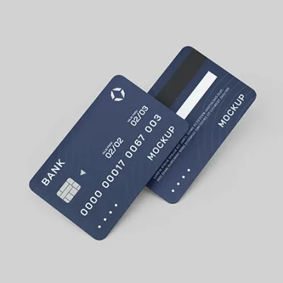 موکاپ نمایش کارت بانکی