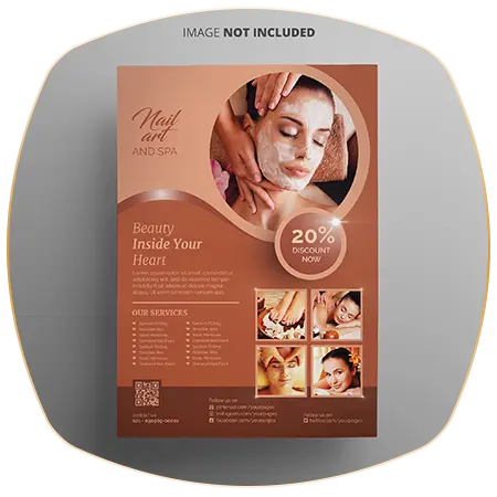 فایل لایه باز تراکت تبلیغاتی