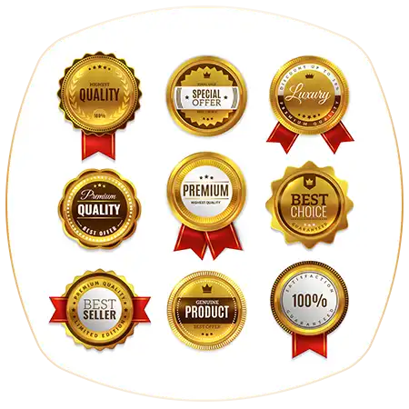 لیبل های وکتوری محصول