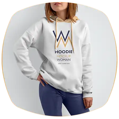 موکاپ هودی زنانه