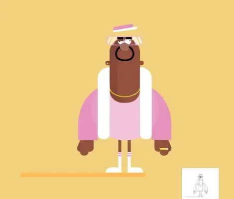 طراحی کارکتر در ایلاستریتور 3