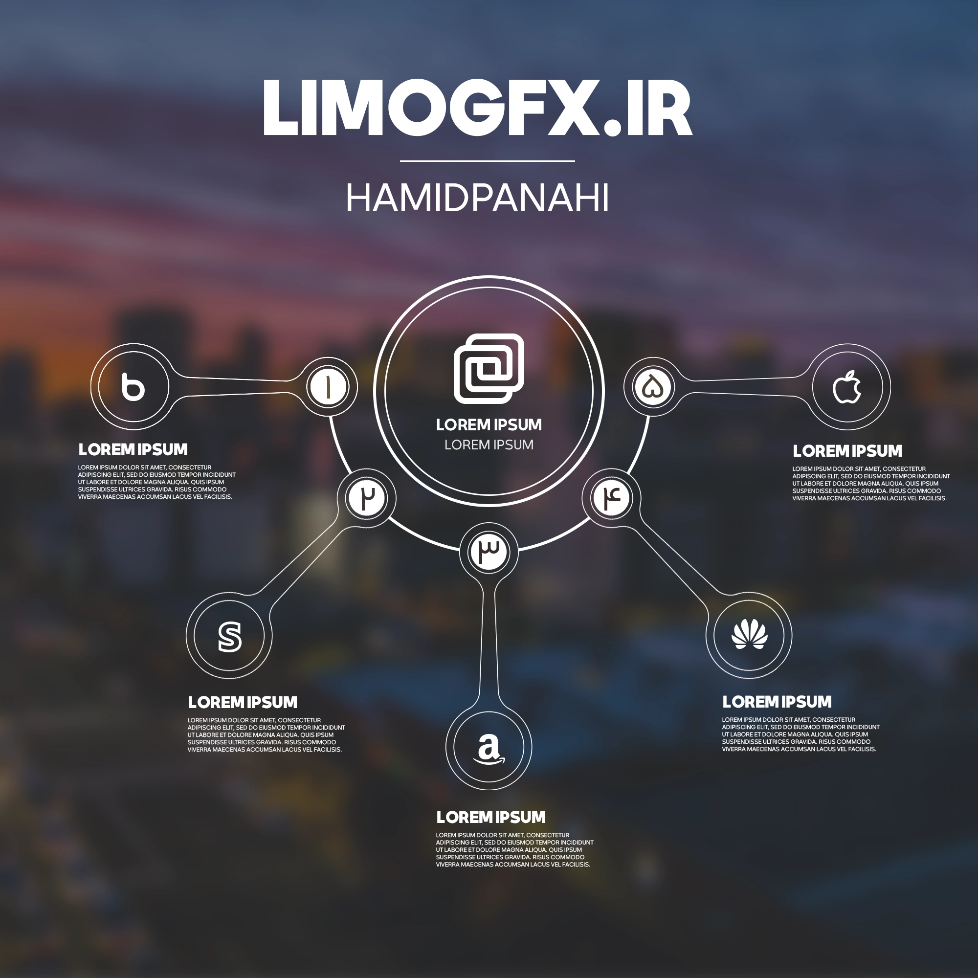 دوره ی طراحی المان های اینفوگرافیک
