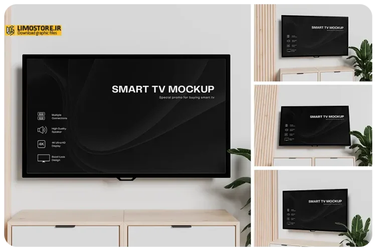 موکاپ تلویزیون هوشمند