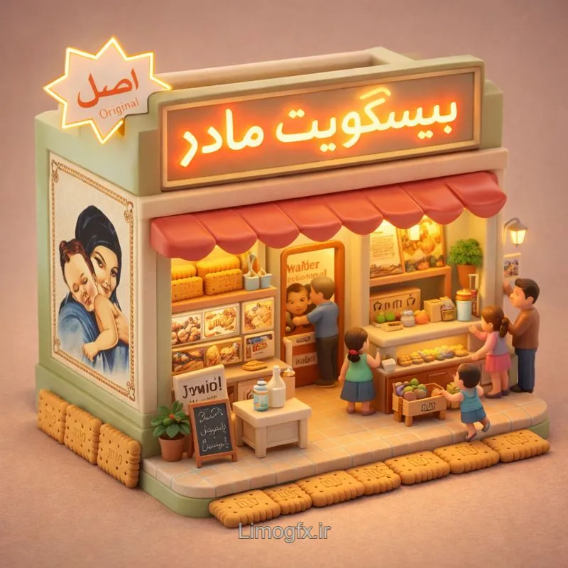 فروشگاه مینیاتوری سه‌بعدی بامزه