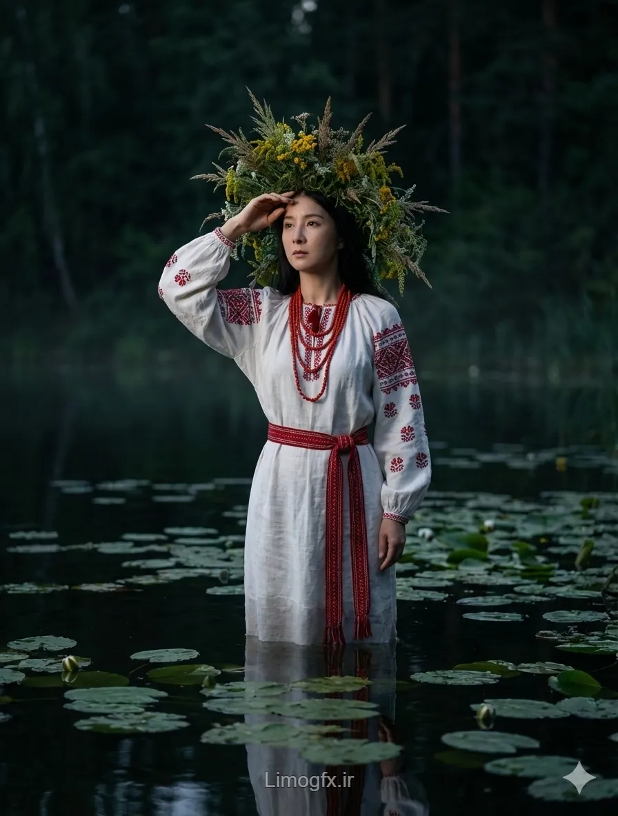 پرتره سینمایی فولک‌هارور در دریاچه تاریک